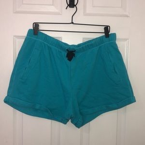 Bright Blue PINK Lounge Shorts